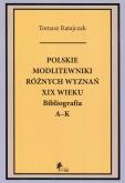 Okładka książki Polskie modlitewniki różnych wyznań XIX wieku