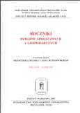 Okładka książki Roczniki Dziejów Społecznych i Gospodarczych