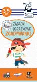 Okładka książki Kapitan Nauka Zagadki obrazkowe Zgadywanki 3-5 lat
