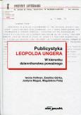 Okładka książki Publicystyka Leopolda Ungera