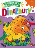 Okładka książki Kolorowanki przedszkolaka. Dinozaury
