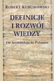 Okładka książki Definicje i rozwój wiedzy / KUL