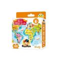 Opakowanie Kieszonkowe Puzzle Mapa Świata