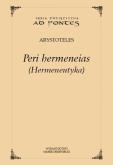 Okładka książki Peri hermeneias (Hermeneutyka)