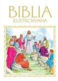 Okładka książki Biblia ilustrowana (biało-złotwa)