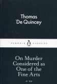 Okładka książki On Murder Considered as One of the Fine Arts