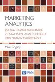 Okładka książki MARKETING ANALYTICS JAK SKUTECZNIE KORZYSTAĆ ZE STATYSTYK ANALIZ MODELI I BIG DATA W MARKETINGU