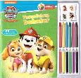 Okładka książki Psi Patrol. Zabawy z kredkami. Prawdziwy bohater