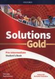 Okładka książki Solutions Gold Pre- Intermediate SB OXFORD