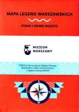 Okładka książki Mapa legend warszawskich / Muzeum Warszawy