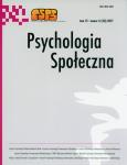 Opakowanie Psychologia społeczna Tom 12 Numr 4(43) 2017