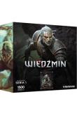 Opakowanie Puzzle Bohaterowie Wiedźmina - Geralt 1500 seria 1