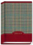 Opakowanie Terminarz 2020 B7 Kolorowy kratka czerwona