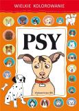 Okładka książki Wielkie kolorowanie. Psy