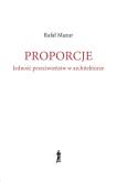 Okładka książki Proporcje.