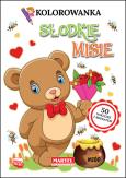 Okładka książki Kolorowanka. Słodkie misie z brokatowymi...