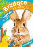 Okładka książki Brzdące kolorują zwierzaki na wsi