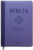 Okładka książki Biblia pierwszego Kościoła z paginat. fioletowa