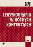 Okładka książki Leksykografia w różnych kontekstach