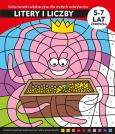 Okładka książki Litery i liczby. Kolorowanki edukacyjne dla małych odkrywców