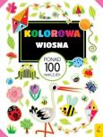 Okładka książki Ponad 100 naklejek Kolorowa wiosna