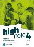 Okładka książki High Note 4 WB B2/B2+ + Online Practice PEARSON