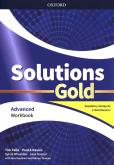 Okładka książki Solutions Gold Advanced WB + e-book OXFORD