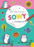 Okładka książki Brokatowe sowy z naklejkami
