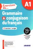 Okładka książki Exercices de Grammaire et conjugaison A1 + online