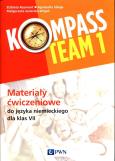 Okładka książki Kompass Team 1 Materiały ćwiczeniowe do języka niemieckiego dla klas 7