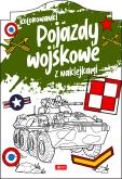 Okładka książki Pojazdy wojskowe. Kolorowanka z naklejkami