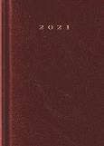 Opakowanie Terminarz 2021 B7 Madrid bordowy