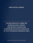 Okładka książki Uwarunkowania i kierunki doskonalenia jakości..