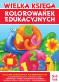Okładka książki Wielka księga kolorowanek edukacyjnych