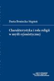 Okładka książki Charakterystyka i rola religii w myśli syjonistycznej