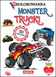 Okładka książki Kolorowanka z naklejkami. Monster trucki