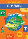 Okładka książki Atlas świata Świat w naklejkach