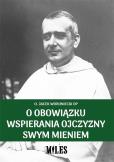 Okładka książki O obowiązku wspierania Ojczyzny swym mieniem