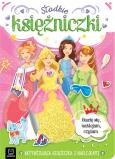 Okładka książki Słodkie księżniczki. Aktywizująca książeczka z naklejkami. Bawię się, naklejam, czytam