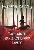 Tam gdzie rośnie czerwona paproć. Autor: Wilson Rawls. Dobreksiazki.pl Okładka książki Tam gdzie rośnie czerwona paproć