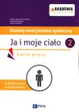 Akademia pomysłów Rozwój emocjonalno-społeczny Ja i moje ciało 2 Karty pracy. Autor: Joanna Latosińska-Kulasek, Zawadzka-Filipczyk Paulina, Zieliński Adrian. Dobreksiazki.pl Okładka książki Akademia pomysłów Rozwój emocjonalno-społeczny Ja i moje ciało 2 Karty pracy
