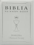 Okładka książki Biblia na każdy dzień. Komunia srebro