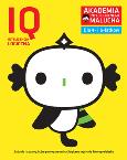 Okładka książki IQ-Inteligencja logiczna dla 4-5 latków nowe zabawy z poradami psychologa. Książka z naklejkami. Aka