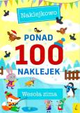Okładka książki Ponad 100 naklejek Wesoła zima