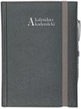 Okładka książki Kalendarz 2021/2022 akademicki A5 tygodniowy CROSS z gumką srebrny