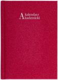 Okładka książki Kalendarz 2021/2022 akademicki A5 tygodniowy NATURA bordo