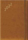 Opakowanie Terminarz 2022 A5 Flex z gumką brązowy