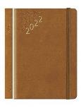 Opakowanie Kalendarz 2022 B7 Flex z gumką brązowy