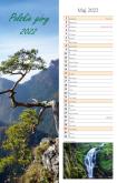 Opakowanie Kalendarz 2022 Ścienny paskowy Polskie góry