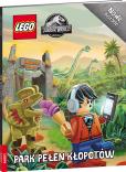 Okładka książki Lego Jurassic World Park pełen kłopotów LWR-6202